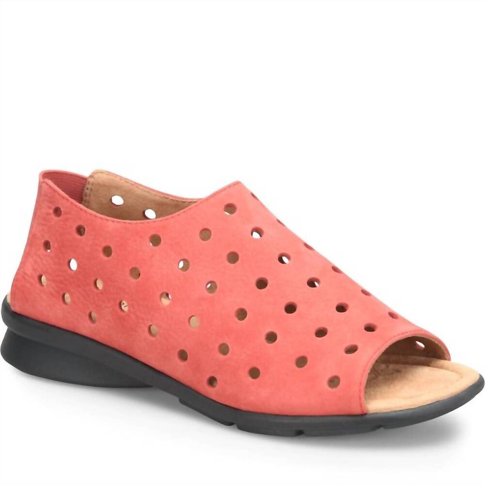 NEW COMFORTIVA women's petal sandals in red